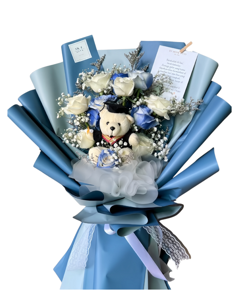 Azure Graduation Bouquet