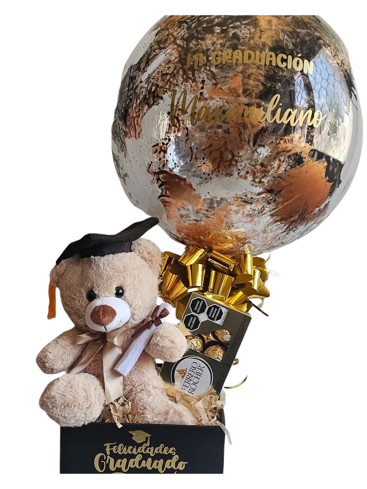 Ferrero Graduation Ballon Bouquet