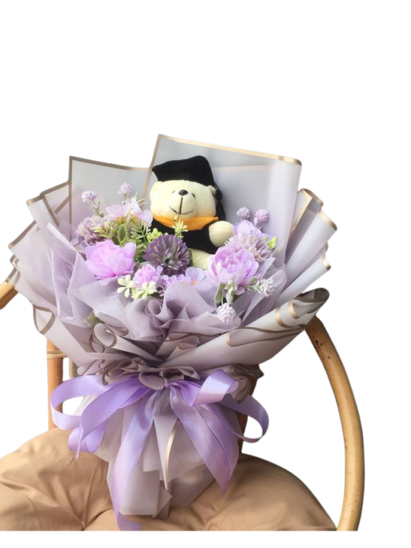 Violet Graduation Bouquet